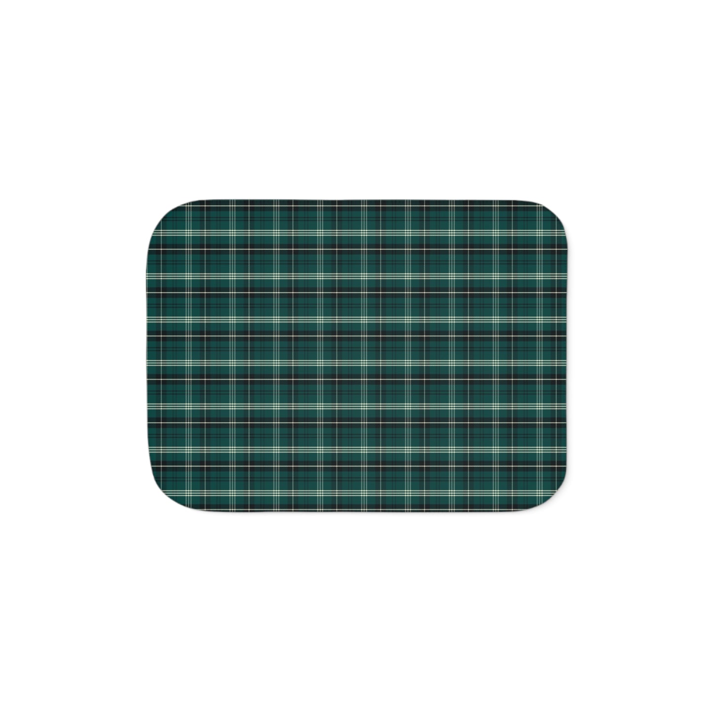 Plaid Print -Sherpa Blanket, Two Colors