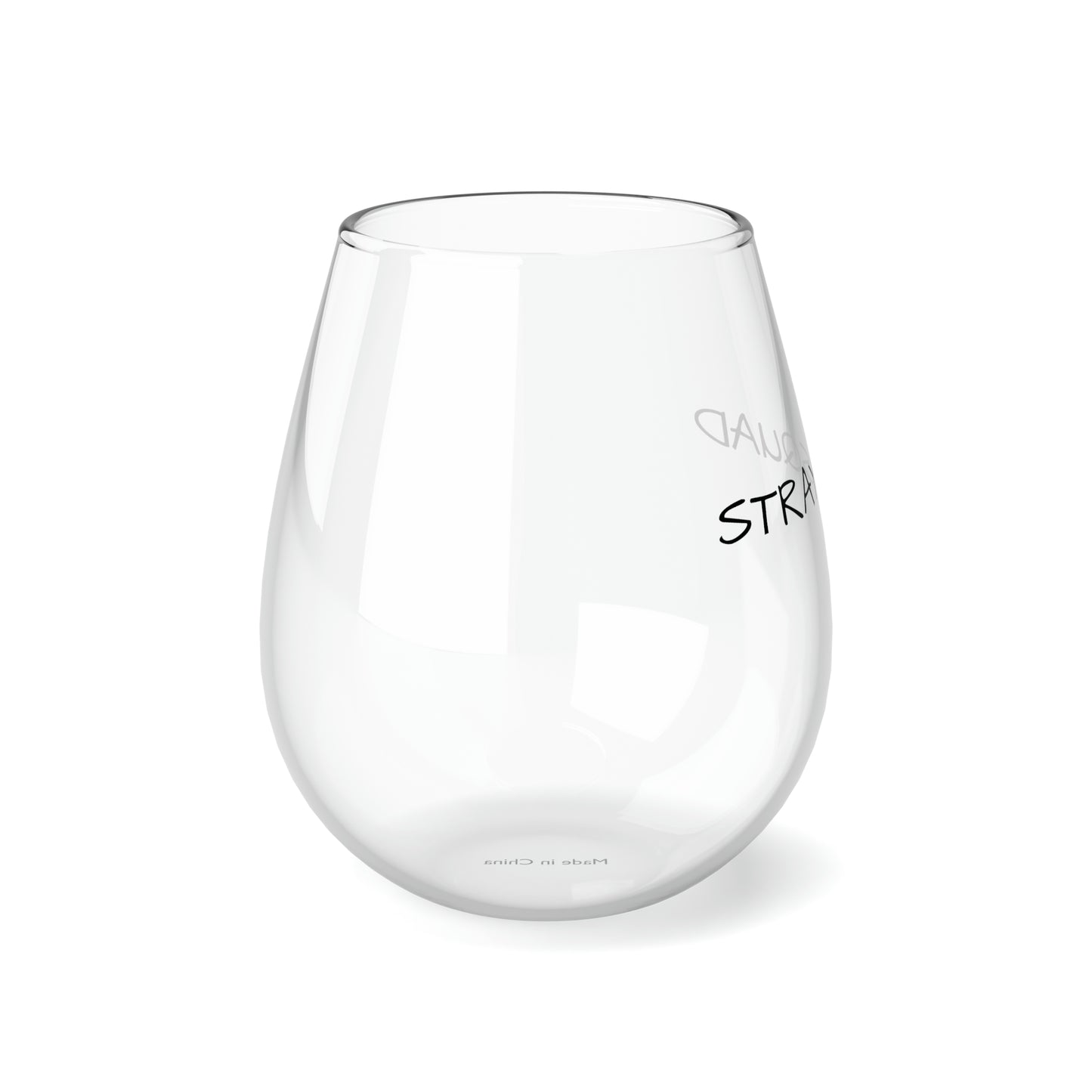 Stray Squad- Stemless Wine Glass, 11.75oz