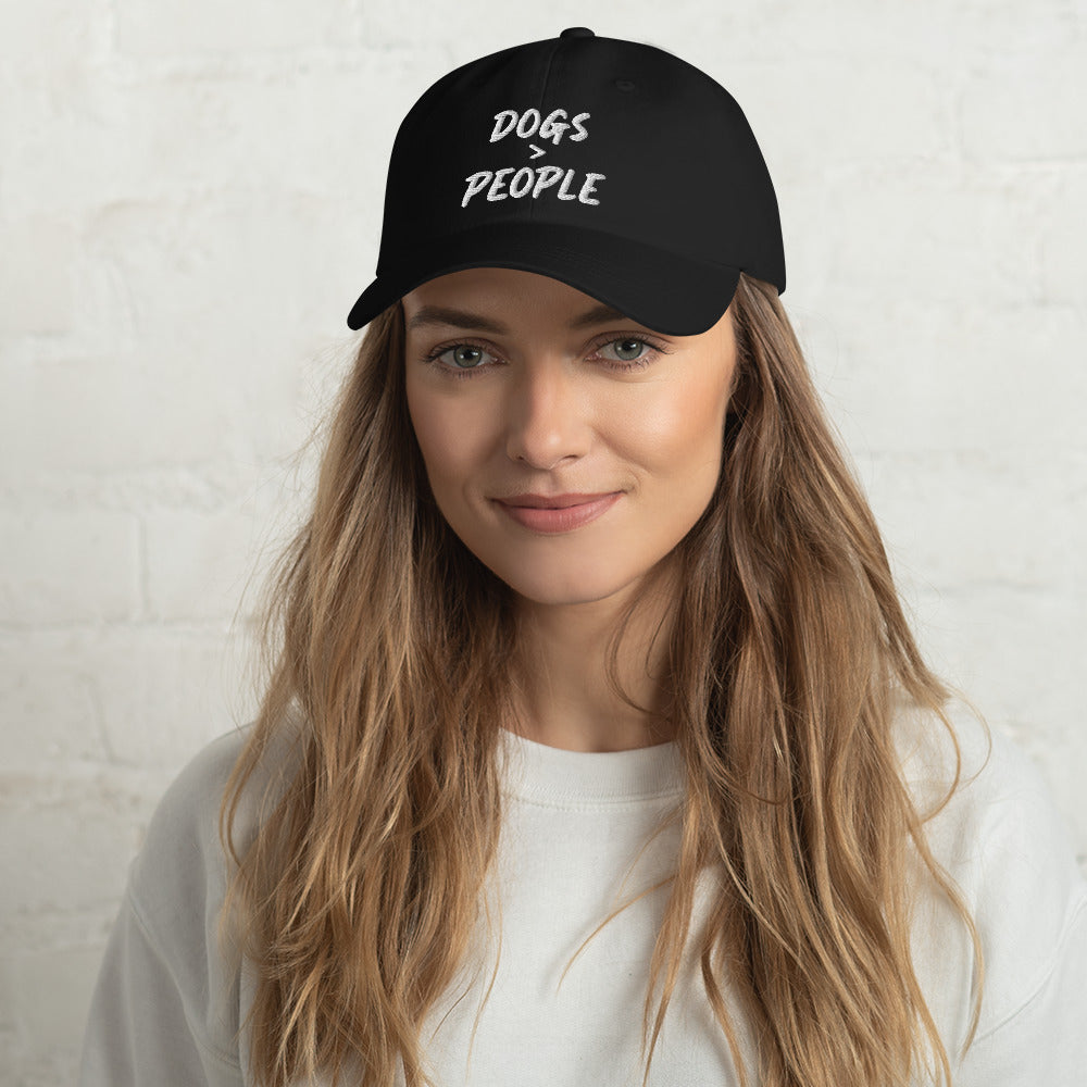 Dogs>people-Dad hat