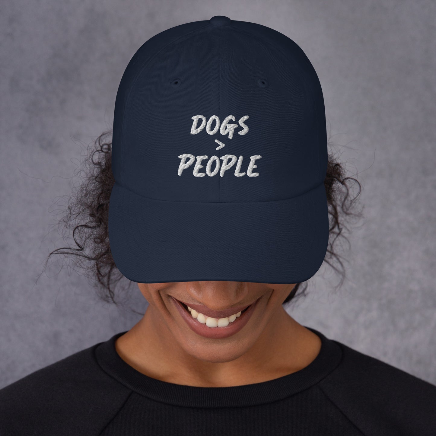 Dogs>people-Dad hat