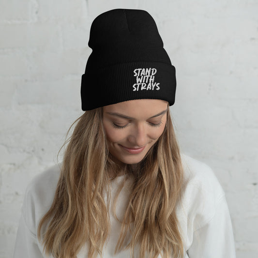 Stand with Strays -Cuffed Beanie