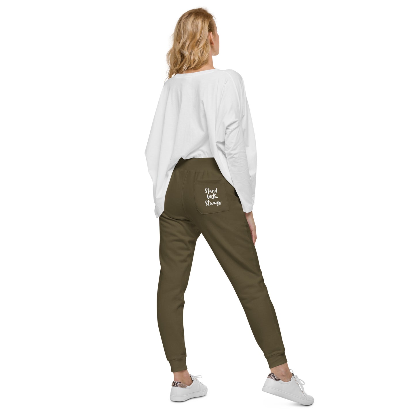 StandwithStrays-Unisex fleece sweatpants