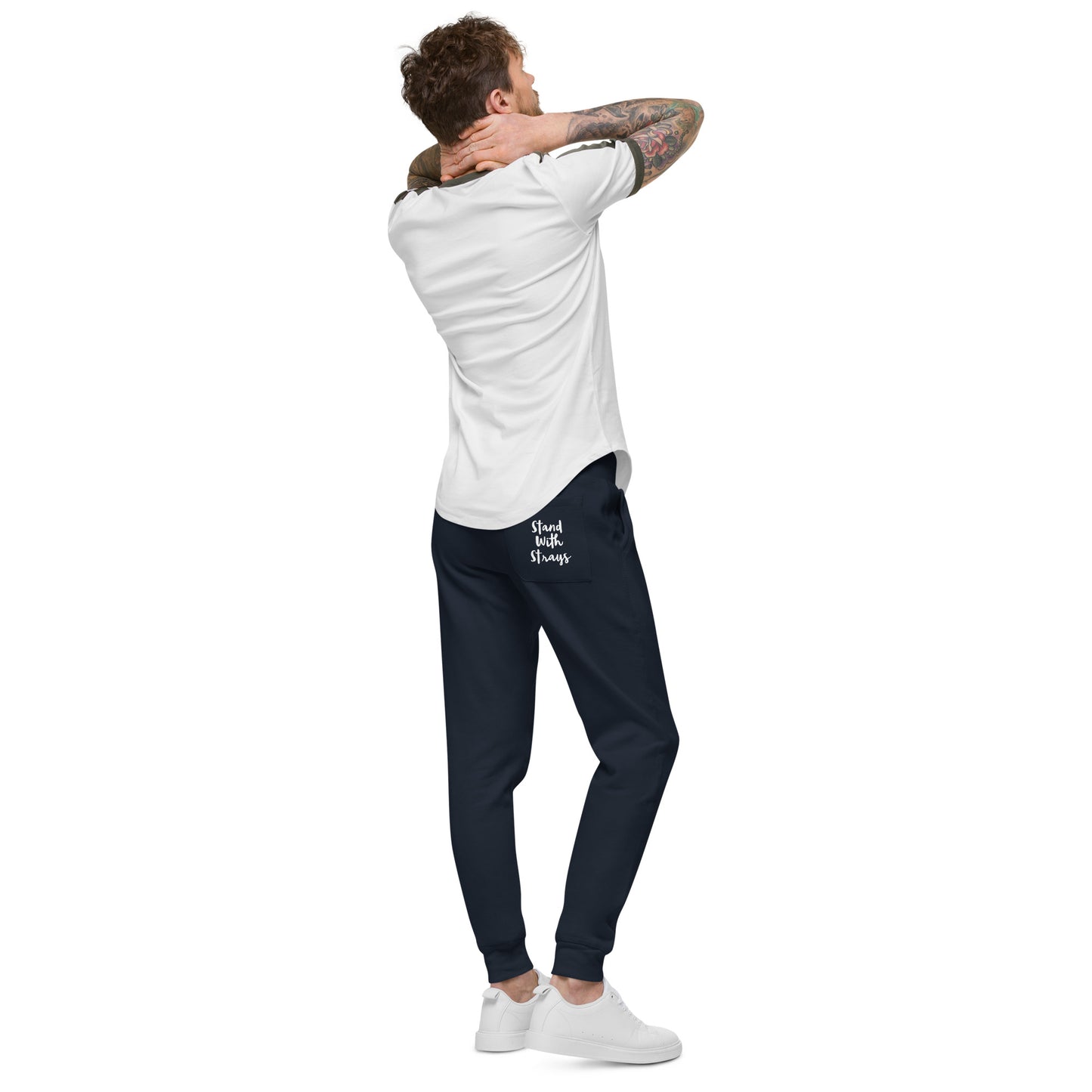 StandwithStrays-Unisex fleece sweatpants