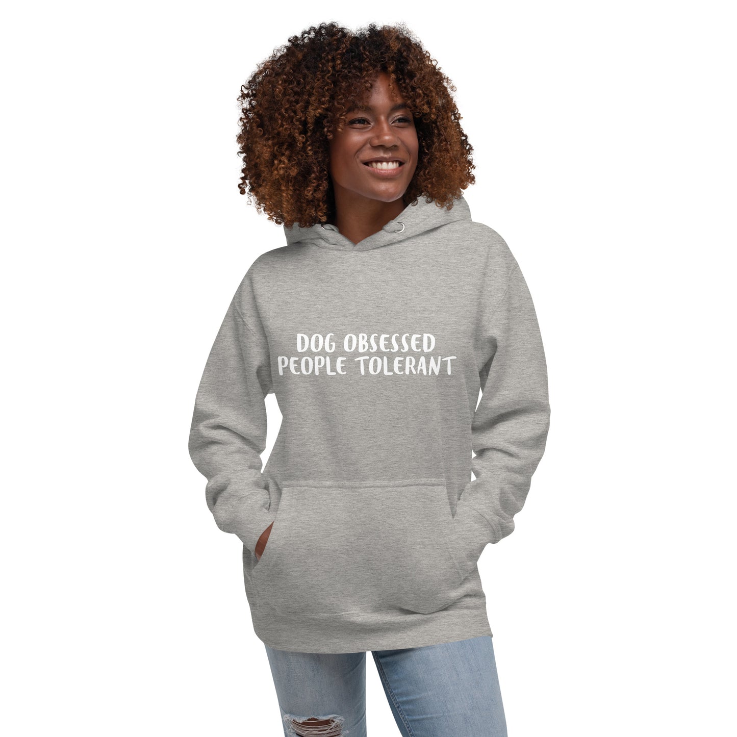 Dog Obsessed People Tolerant-Unisex Hoodie