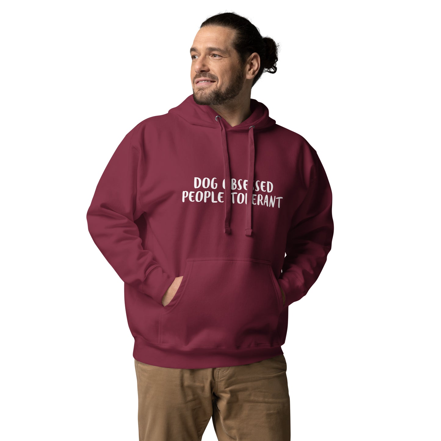 Dog Obsessed People Tolerant-Unisex Hoodie